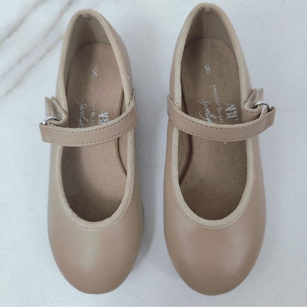 American Ballet Theatre ABT Toddler Girls' Spotlight Mary Jane Tap Shoes, 8